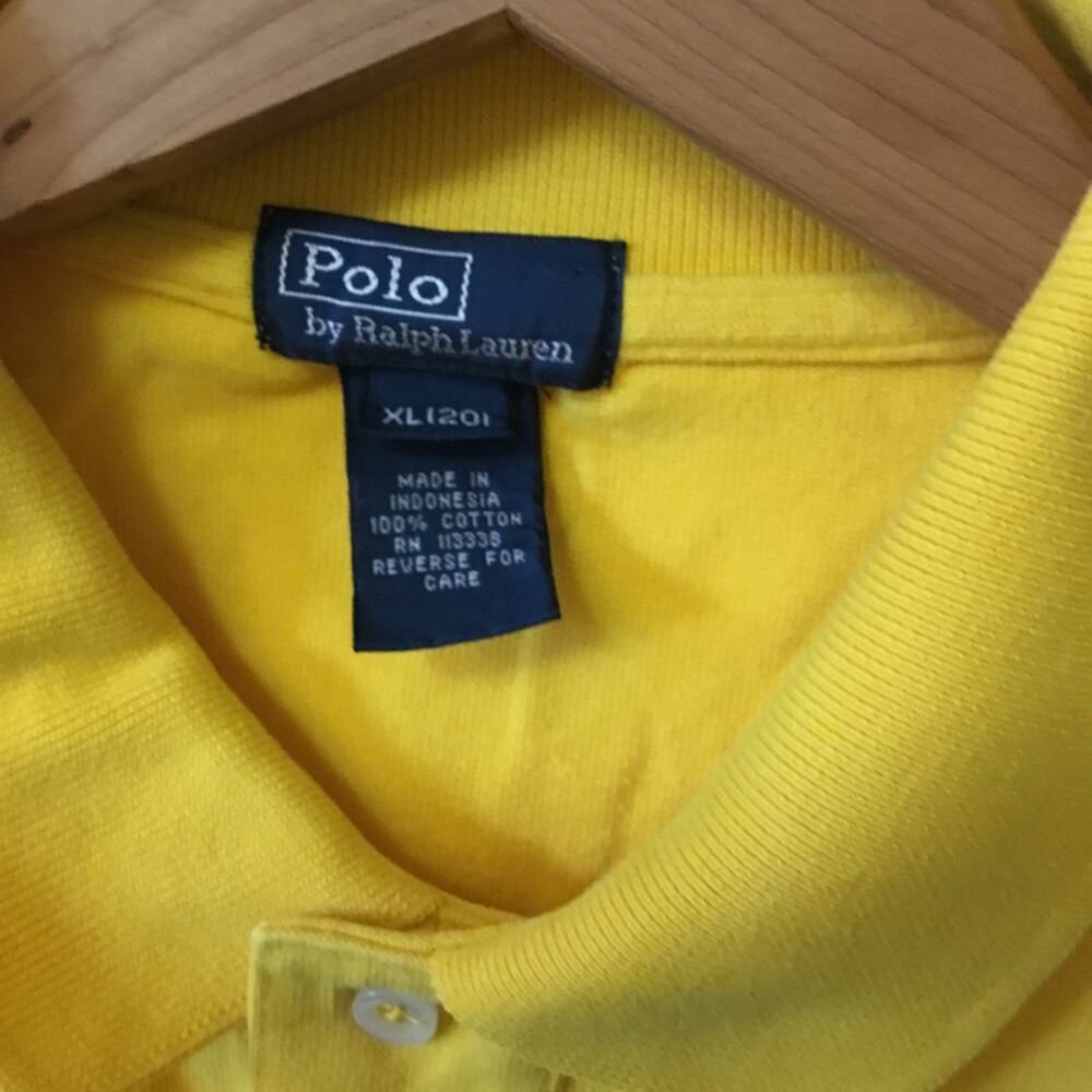 Polo by Ralph Lauren Yellow Long-Sleeve Polo Shirt - Picture 4 of 11